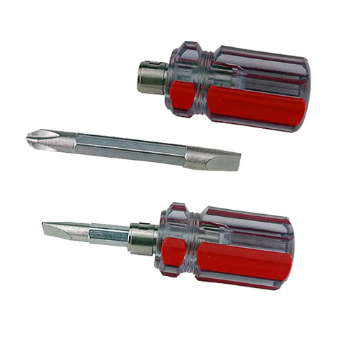 Grab And Go Mini Screwdriver Set For Home DIY And Quick Fixes, Double Ended With Flathead And Phillips Tips, Compact Portable Tools