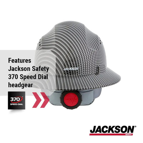 Blockhead Fiberglass Hard Hat With Full Brim For Construction Sun And Rain Protection Durable Lightweight Carbon Fiber Look