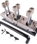 Three Station Edge Roller Bender For Metal Bending, Adjustable From Zero To Ninety Degrees, Makes Five Eighths Inch To Four Inch Bends