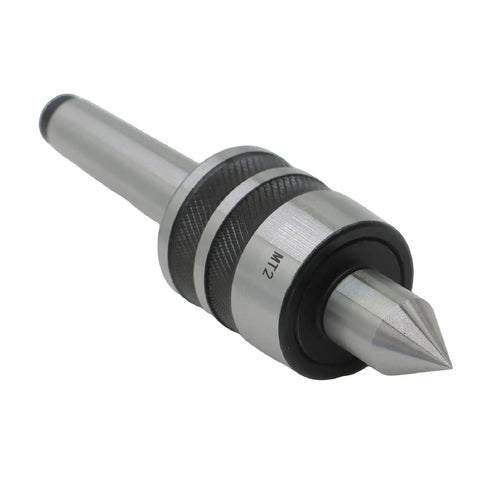 MT2 Morse Taper Live Center 60 Degree Point Built Tough With Triple Bearing Lathe Center For CNC Turning High Precision And Rock Solid Stability, Heavy Duty Steel Construction