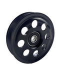 Heavy Duty Serpentine Drive Belt Idler Pulley 23770AA060 for Subaru Outback 2010-2014 and XV Crosstrek 2012-2018, black design.