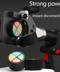 Beefy Electric Ratchet Cable Cutter With 120KN Hydraulic Action cutting colorful cross-sectioned cables