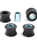 4Pcs 10mm Rear Shock Absorbing Suspension Bushing Set Rubber For Most Motorcycles Scooters ATVs UTVs Go Karts Black