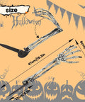 Skeleton arm stake dimensions for 10 Pack Realistic Skeleton Arm Decorations For Garden And Lawn Halloween Decor