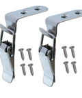 Built Tough 304 Stainless Steel 90 Degree Toggle Latch Set 2 Pack For Tool Boxes Cabinets Trailers And Trunks with screws