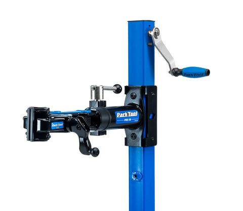Heavy Duty Mechanical Lift Bicycle Repair Stand For E Bikes Cargo Bikes And MTB Rigs With 120 Lb Capacity, blue steel frame