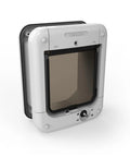 Microchip Activated Cat Flap 360 Door With ISO And AVID Compatibility For Up To 30 Cats Or Small Dogs No Fuss Setup, white view