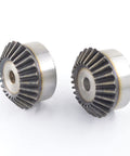 Pair of bevel gears made from 45 steel, part of Bevel Gear 1 To 1 2.5 Module Steel 45 Gear With 15T 16T 17T 18T 30 Teeth, 90 Degree Transmission Gear.