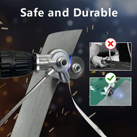 Electric Drill Shears Plate Cutter Nibbler Attachment With Adapter Pro Grade DIY Metal Snips Tool cutting metal sheet