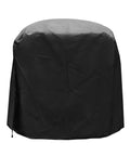 Heavy Duty Dustproof Miter Saw Cover Crafted With Tough 210D Oxford Fabric, black with a tight drawcord for dust and rust protection.