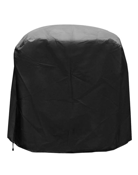 Heavy Duty Dustproof Miter Saw Cover Crafted With Tough 210D Oxford Fabric, black with a tight drawcord for dust and rust protection.