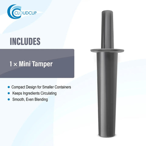 Mini Blender Tamper Plunger Replacement For 32 Oz And 48 Oz Standard Containers, Fits E310 And Similar Blenders