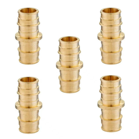 Pack of Fifteen One Half Inch PEX A Full Flow Expansion Fittings Bundles Including Tee Elbow and Coupling Five Pieces Each