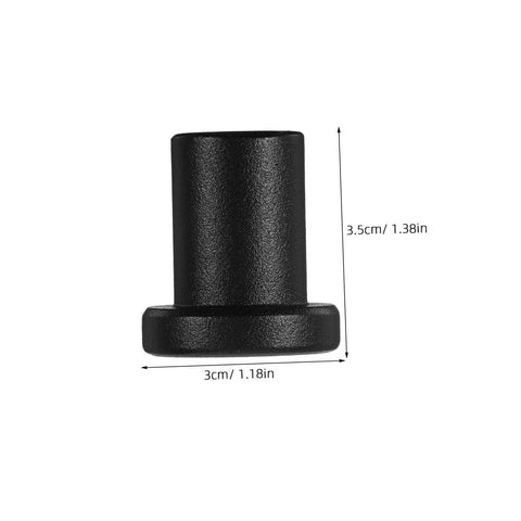 Side view of a carbon steel barn door track clamp with dimensions, part of the 4 Pack Heavy Duty Carbon Steel Barn Door Track Clamps That Are Easy To Install Sliding Track Spacers For Replacement Mounting And Versatile Compatibility For Any Barn Door Project.