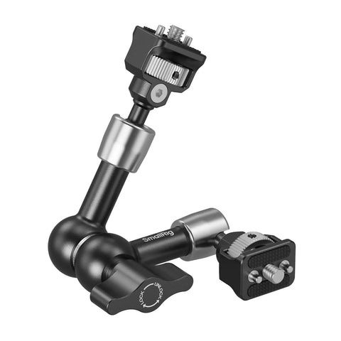 7 Inch Magic Arm With 1/4-20 Screws And Spring Loaded Pins 1.5 Kg Load Capacity 360 Degree Dual Ball Head Non Slip Design