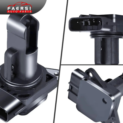 Mass Air Flow Sensor MAF Replacement For Toyota And Scion Cars OE Style Fits Camry RAV4 4Runner Tacoma Tundra Prius Avalon FJ Cruiser ES RX GS LS Scion XA XB For Smooth Idle And Better MPG For Your Everyday Toyota Ride showing parts and connectors