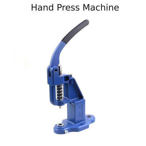 Pro Grade All In One Hand Press Fastener Kit for Rivets Eyelets Grommets and Snap Buttons, blue metal tool with black handle