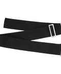 Black replacement surcingle strap offside for horses heavy duty adjustable up to 56 inches with zinc-plated male end and rubber washer
