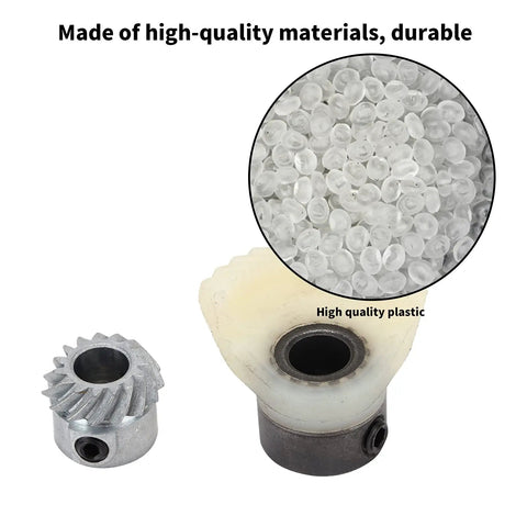 Two Pack Hook Drive Gear Set For Sewing Machines Replacement Gear Kit with plastic and metal gears