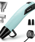 Dual Temp 350W Heat Gun For Resin And DIY Crafting with 3 Nozzles, silicone covers, 4.9 ft cord, heats from 482 to 662 Fahrenheit