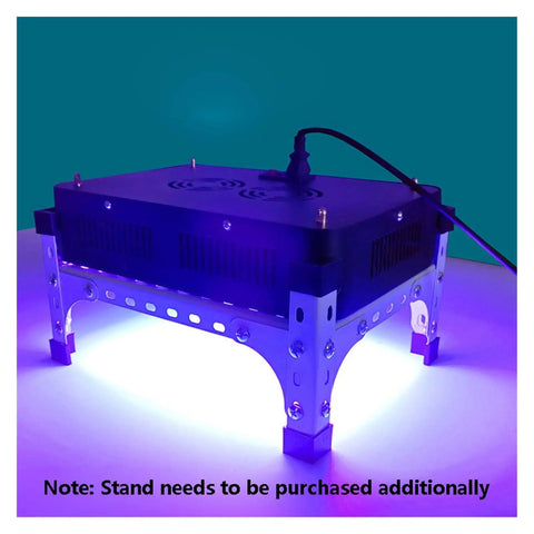 Heavy Duty 5000W LED Ultraviolet Curing Lamp Boasts Lightning Fast Resin Gel Curing As A Straight Up Game Changer For Silk Screen Printing And Diy Creators Featuring 365Nm 395Nm 405Nm Precision, showcasing the curing lamp with plug and sturdy legs.