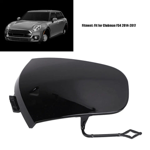 Tow Hook Eye Cover For Clubman F54 2014-2017 Black Front Bumper Towing Eye Replacement Easy Install OE 51117376447 7376447