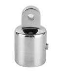 Premium Marine Grade 316 Stainless Steel Boat Hardware Kit With Slide Ends Hinges And Fitting Accessories Perfect For Upgrading Your Yacht Or Bimini Top Rigging In Saltwater Waters. 22mm stainless steel slide end fitting, close-up