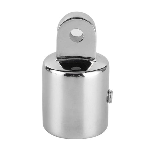 Premium Marine Grade 316 Stainless Steel Boat Hardware Kit With Slide Ends Hinges And Fitting Accessories Perfect For Upgrading Your Yacht Or Bimini Top Rigging In Saltwater Waters. 22mm stainless steel slide end fitting, close-up