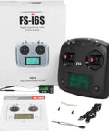 FPV RC Transmitter Beefed Up With Touch Screen And 2.4Ghz Link For Quadcopter Racing Mode 2 Includes FS-IA6B Receiver Low Power Consumption