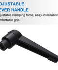 4 Piece Set Of Adjustable Clamping Levers With M5 Female Thread Level Handles Hand Knobs Quick Release Black