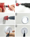 Step-by-step guide using Hide Messy TV Cables Behind The Wall With This In Wall Cable Management Kit 4 Pass Throughs 1 Hole Saw Drill Attachment Two And Three Eighths Inch Hole Easy To Install For Wall Mounted Televisions Durable In Wall Wire Hider for installation