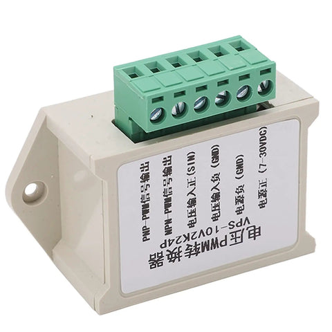 Voltage To PWM Converter For 0 To 5V Or 0 To 10V Inputs, Converts To 0 To 100 Percent PWM Output For Smooth Motor Speed Control, module