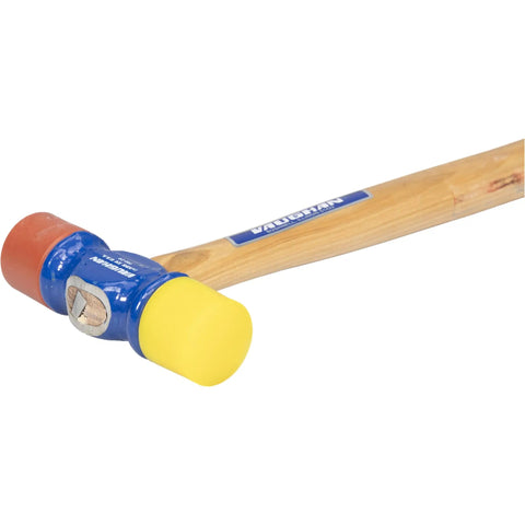 Soft Face Hammer With American High Carbon Steel Head, 12 Oz, Made In The USA, Non Mar Woodworking And Metalworking Tool