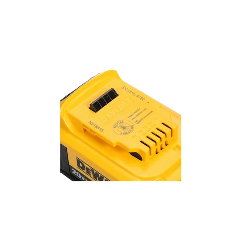 Heavy Duty Shop Beast 20V Max Cordless Power Tool Battery With 4.0 Ah Capacity And Smart Led Charge Indicator top view showing display.