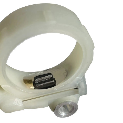Close-up of worm gear from Worm Gear Fuel Line Kit For Stihl Chainsaws MS251 MS231 MS231C MS251C, featuring oil pump detail.