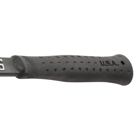 15 Oz Framing Hammer With Short Handle Rip Claw Magnetic Nail Starter For One Hand Nailing Smooth Face Shock Reduction Grip Made In USA