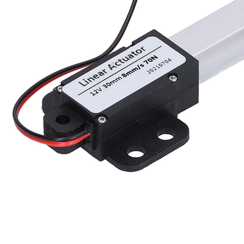 Mini Electric Linear Actuator For Robotics And Home Automation, 30mm Stroke, 8mm/s Speed, 70N Lift, quiet piston actuator component