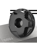 R1250GS GSA Exhaust Hanger Bolt Replacement, Bolt On Upgrade For Adventure ADV 2019 To 2024, shown in black, silver surface, durable construction.