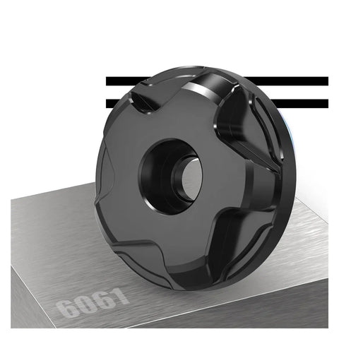R1250GS GSA Exhaust Hanger Bolt Replacement, Bolt On Upgrade For Adventure ADV 2019 To 2024, shown in black, silver surface, durable construction.