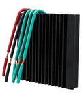 Rugged Wind Turbine Controller 500/800W With Overcharge Protection IP67, 12V/24V Compatible, visible wires and black casing