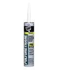 Heavy Duty Polyurethane Construction Adhesive Sealant White Non Sag Formula in a tube, 10.1 oz, pro grade for strong bonding on various surfaces.