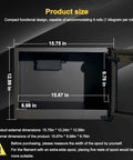 Dimensions of Keep Filaments Fresh With A 6 Spool Airtight Dry Box Humidity Control, Transparent Glass Door And Aluminum Alloy