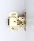 Five Pack Twin Roller Cabinet Door Catches With Screws For Home Furniture, Double Roller Closet Latch Hardware on cabinet door