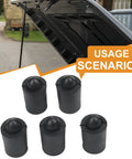 Get Your Ride Quiet Again With This 5 Pack Car Hood Stop Buffer Rubber Bumpers For Nissan Altima Models From 2019 To 2025 Featuring Premium Durable Rubber Pad Material That Totally Stops Annoying Chirp And Squeak Noises Caused By Loose Panels. black rubber hood bumper set for Nissan Altima engine bay replacement
