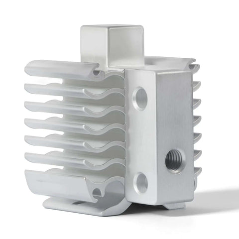 All Metal Hotend Heatsink Cooler Block Upgrade For 3D Printers Direct Drive Extruder Heat Transfer Enhancer, aluminum material