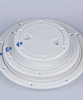 Round Non Slip Boat Hatch With Detachable Cover Waterproof ABS Marine Access Hatch For Boats And Yachts 4 6 8 Inch Options