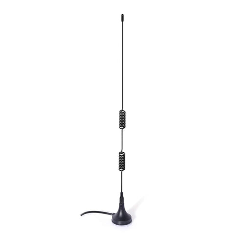 Rad VHF UHF Ham Radio Scanner Antenna With Magnetic Base And BNC Male Connector, 50 Ohm, 3m Cable, Wide 20MHz To 1300MHz Range