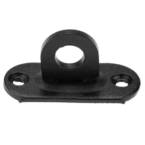 WUUWCHODC Gate Hook and Latch Closure for Cabinet Window Door black metal hook with eye for secure closure, perfect for cabinets or doors.