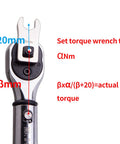 8mm Bike Crowfoot Wrench With One Quarter Inch Drive Torque Adapter For Hydraulic Disc Brake Hose Nut Tightening High Carbon Steel Open End Spanner Tool Pro Grade Gear
