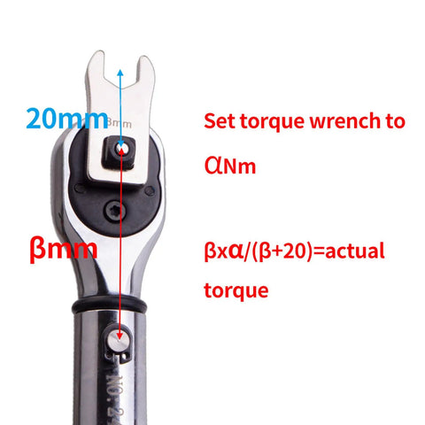 8mm Bike Crowfoot Wrench With One Quarter Inch Drive Torque Adapter For Hydraulic Disc Brake Hose Nut Tightening High Carbon Steel Open End Spanner Tool Pro Grade Gear